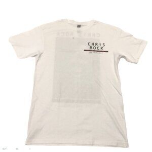 Chris Rock Total Blackout Official Comedy Tour White T Shirt 2017 Medium Unisex